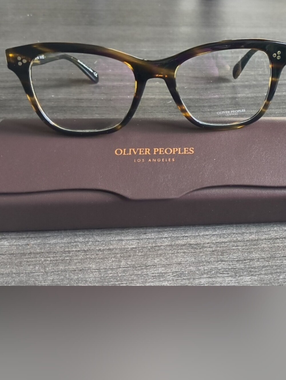 Oliver Peoples Brown Tortoiseshell Optical Frames